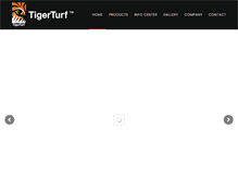 Tablet Screenshot of mytigerturf.com